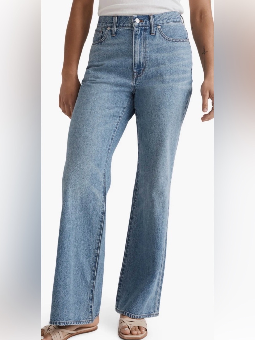 Madewell Women's Light Blue Flared Jeans